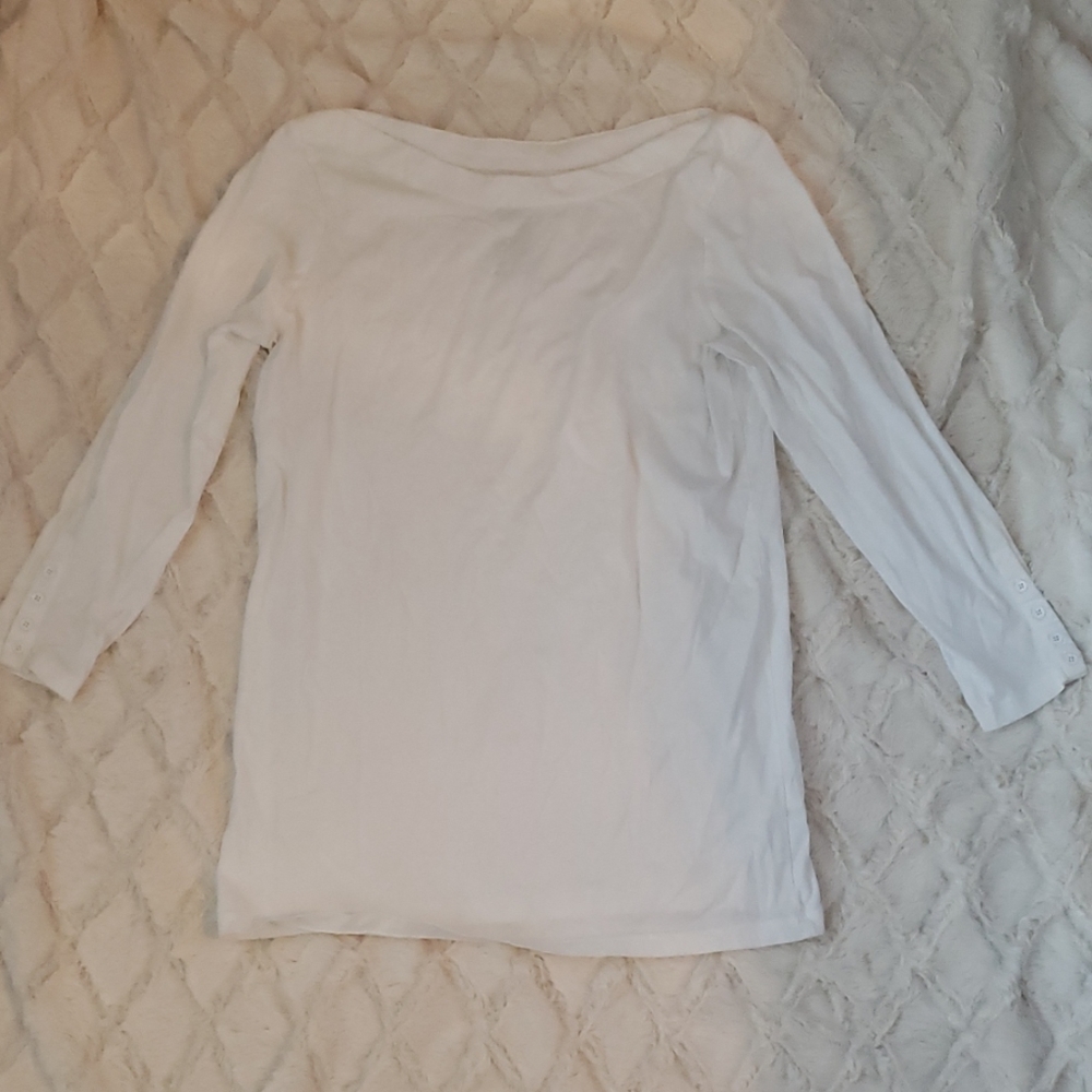 Never worn Gap boat neck shirt!